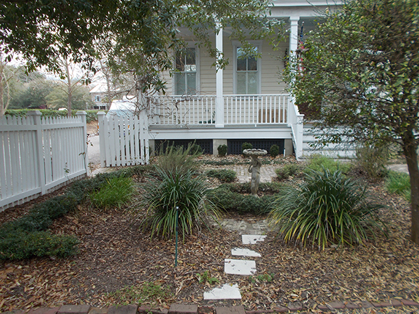 Curb Appeal in Charleston Landscapes - BEFORE
