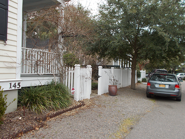 Curb Appeal in Charleston Landscapes - BEFORE